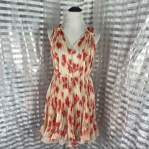 MM Couture Sleeveless Frilly Pleated Ruffle Dress
